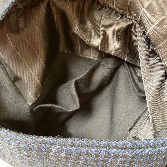 Ermenegildo Zegna Blue Houndstooth Wool 10 Pockets Travel Blazer EU 56 US 44 L - Picture 9 of 16